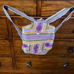 Handmaid backpack multicolored “hippie”